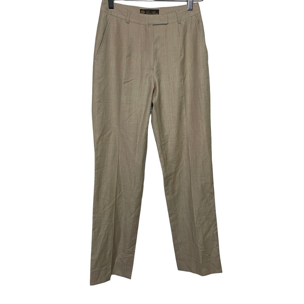 Loro Piana Tan Straight Leg Pants